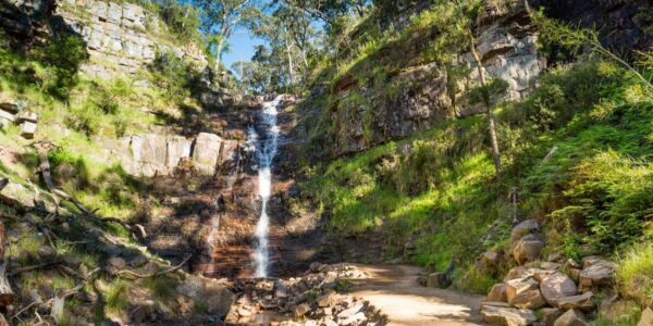 webguidenevada|Paint at Silverband Falls: Capture the beauty of Silverband Falls through painting.